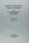Journal of Mathematics Osaka City University